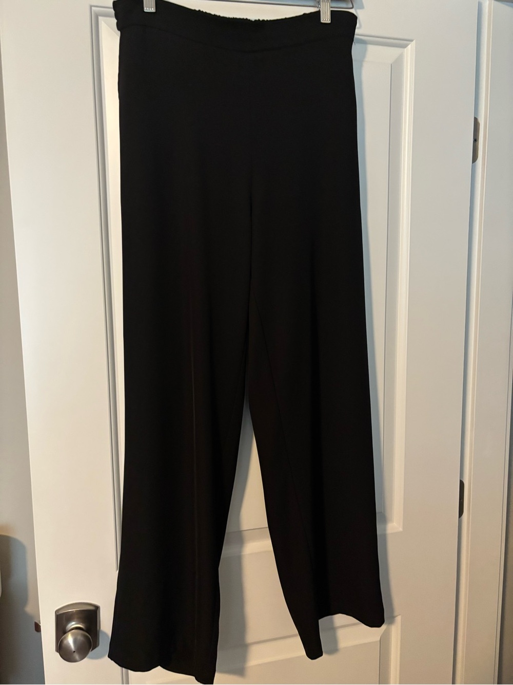 Classic Black Wide-Leg Women's Pants